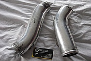 Aluminum Greddy Intercooler Pipes BEFORE Chrome-Like Metal Polishing and Buffing Services / Restoration Services 