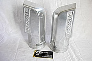 V8 Aluminum Pipes BEFORE Chrome-Like Metal Polishing and Buffing Services