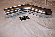 Aluminum Intercooler Pipe BEFORE Chrome-Like Metal Polishing and Buffing Services / Restoration Services