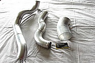 Aluminum Charge Pipe BEFORE Chrome-Like Metal Polishing and Buffing Services / Restoration Services