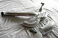 Aluminum Charge Pipe BEFORE Chrome-Like Metal Polishing and Buffing Services / Restoration Services