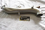 Saab 9-5 2.3 Turbo Piping BEFORE Chrome-Like Metal Polishing and Buffing Services / Restoration Services