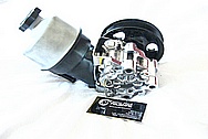 Dodge Hemi 6.1L Engine Aluminum Power Steering Pump AFTER Chrome-Like Metal Polishing and Buffing Services