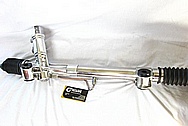 Aluminum Power Steering Rack Assembly / Lines AFTER Chrome-Like Metal Polishing and Buffing Services / Restoration Services