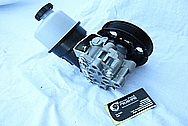 Dodge Hemi 6.1L Engine Aluminum Power Steering Pump BEFORE Chrome-Like Metal Polishing and Buffing Services