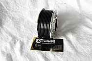 Aluminum, Black Coated Supercharger Pulley AFTER Chrome-Like Metal Polishing and Buffing Services / Restoration Services