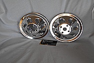 Aluminum V8 Engine Pulleys AFTER Chrome-Like Metal Polishing and Buffing Services / Restoration Services