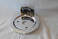 Aluminum V8 Engine Pulley AFTER Chrome-Like Metal Polishing and Buffing Services / Restoration Services