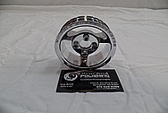Whipple Aluminum Supercharger Pulley AFTER Chrome-Like Metal Polishing and Buffing Services / Restoration Services