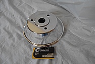 Aluminum Engine Pulley AFTER Chrome-Like Metal Polishing - Aluminum Polishing