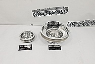 Aluminum Engine Pulleys AFTER Chrome-Like Metal Polishing and Buffing Services - Aluminum Polishing