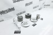 Aluminum Littlefield Blower Pulley Project AFTER Chrome-Like Metal Polishing | Pulley Polishing Services 