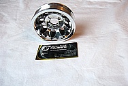 Ford Mustang Aluminum Pulley BEFORE Chrome-Like Metal Polishing and Buffing Services