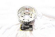 V8 Aluminum Supercharger / Blower Pulley AFTER Chrome-Like Metal Polishing and Buffing Services