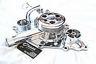 Dodge Hemi 6.1L Engine Steel Water Pump Pulley AFTER Chrome-Like Metal Polishing and Buffing Services