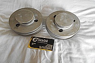 Aluminum / Steel V8 Engine Pulleys BEFORE Chrome-Like Metal Polishing and Buffing Services / Restoration Services
