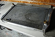 Aluminum Radiator Core BEFORE Chrome-Like Metal Polishing and Buffing Services