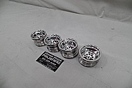RC Radio Controlled Custom Aluminum Truck Wheels AFTER Chrome-Like Metal Polishing and Buffing Services / Restoration Services - Aluminum Polishing