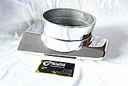 Aluminum Engine Intake Scoop AFTER Chrome-Like Metal Polishing and Buffing Services / Restoration Services 