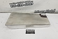 Aluminum Hood / Engine Scoop BEFORE Chrome-Like Metal Polishing and Buffing Services - Aluminum Polishing - Scoop Polishing