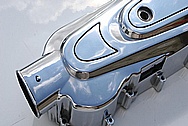 Aluminum Scooter Piece AFTER Chrome-Like Metal Polishing and Buffing Services
