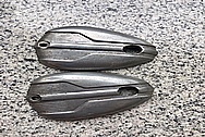 Lambretta Scooter Aluminum Cover Pieces BEFORE Chrome-Like Metal Polishing and Buffing Services - Aluminum Polishing 