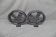 Scooter Aluminum Wheels BEFORE Chrome-Like Metal Polishing and Buffing Services - Aluminum Polishing