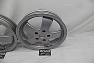 Scooter Aluminum Wheels BEFORE Chrome-Like Metal Polishing and Buffing Services - Aluminum Polishing