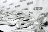 Stainless Steel Stallion Sculpture AFTER Chrome-Like Metal Polishing | Stainless Steel Polishing | Sculpture Polishing Services