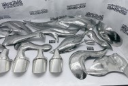 Stainless Steel Stallion Sculpture BEFORE Chrome-Like Metal Polishing | Stainless Steel Polishing | Sculpture Polishing Services