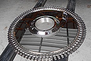 Stainless Steel Decorative Bracket Piece AFTER Chrome-Like Metal Polishing and Buffing Services / Restoration Services