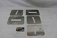 Titanium Metal Plate BEFORE Chrome-Like Metal Polishing and Buffing Services / Restoration Services