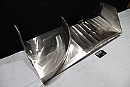 Stainless Steel Pharmaceutical Grade Sheet Metal BEFORE Chrome-Like Metal Polishing and Buffing Services / Restoration Services