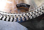 Stainless Steel Decorative Bracket Piece BEFORE Chrome-Like Metal Polishing and Buffing Services / Restoration Services