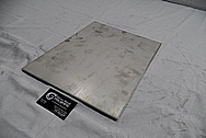 Stainless Steel Plate BEFORE Chrome-Like Metal Polishing and Buffing Services / Restoration Services