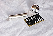 Steel Automotive Shifter Rod Piece and Knob AFTER Chrome-Like Metal Polishing and Buffing Services