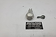 Aluminum Shifter Knob BEFORE Chrome-Like Metal Polishing and Buffing Services - Aluminum Polishing Services 