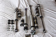 Icon Vehicle Performance Shocks BEFORE Chrome-Like Metal Polishing and Buffing Services / Restoration Services 
