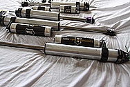 Icon Vehicle Performance Shocks BEFORE Chrome-Like Metal Polishing and Buffing Services / Restoration Services 