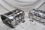 Large, 671 Aluminum Superchargers / Blowers AFTER Chrome-Like Metal Polishing and Buffing Services / Restoration Services