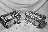 Large, 671 Aluminum Superchargers / Blowers AFTER Chrome-Like Metal Polishing and Buffing Services / Restoration Services