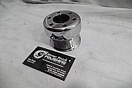 Aluminum Supercharger Pulley AFTER Chrome-Like Metal Polishing and Buffing Services / Restoration Services