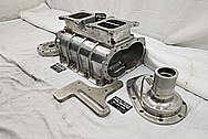 Street Charger 671 Size Aluminum Supercharger / Blower BEFORE Chrome-Like Metal Polishing and Buffing Services - Aluminum Polishing Services - Supercharger Polishing