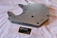 Ford Mustang Aluminum Supercharger / Blower Brackets and Spacers BEFORE Chrome-Like Metal Polishing and Buffing Services
