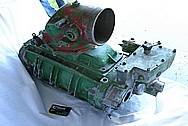 Aluminum Tractor Supercharger / Blower BEFORE Chrome-Like Metal Polishing and Buffing Services / Restoration Services 