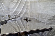 Stainless Steel Pharmaceutical Table AFTER Chrome-Like Metal Polishing and Buffing Services / Restoration Services 