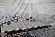 Stainless Steel Pharmaceutical Table AFTER Chrome-Like Metal Polishing and Buffing Services / Restoration Services 