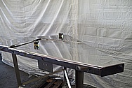 Stainless Steel Pharmaceutical Table AFTER Chrome-Like Metal Polishing and Buffing Services / Restoration Services 