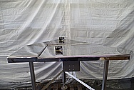 Stainless Steel Pharmaceutical Table AFTER Chrome-Like Metal Polishing and Buffing Services / Restoration Services 