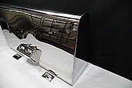 Custom Steel Car Gas Tank AFTER Chrome-Like Metal Polishing and Buffing Services / Restoration Service